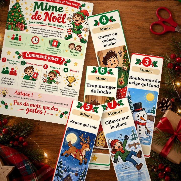 Mime de Noël